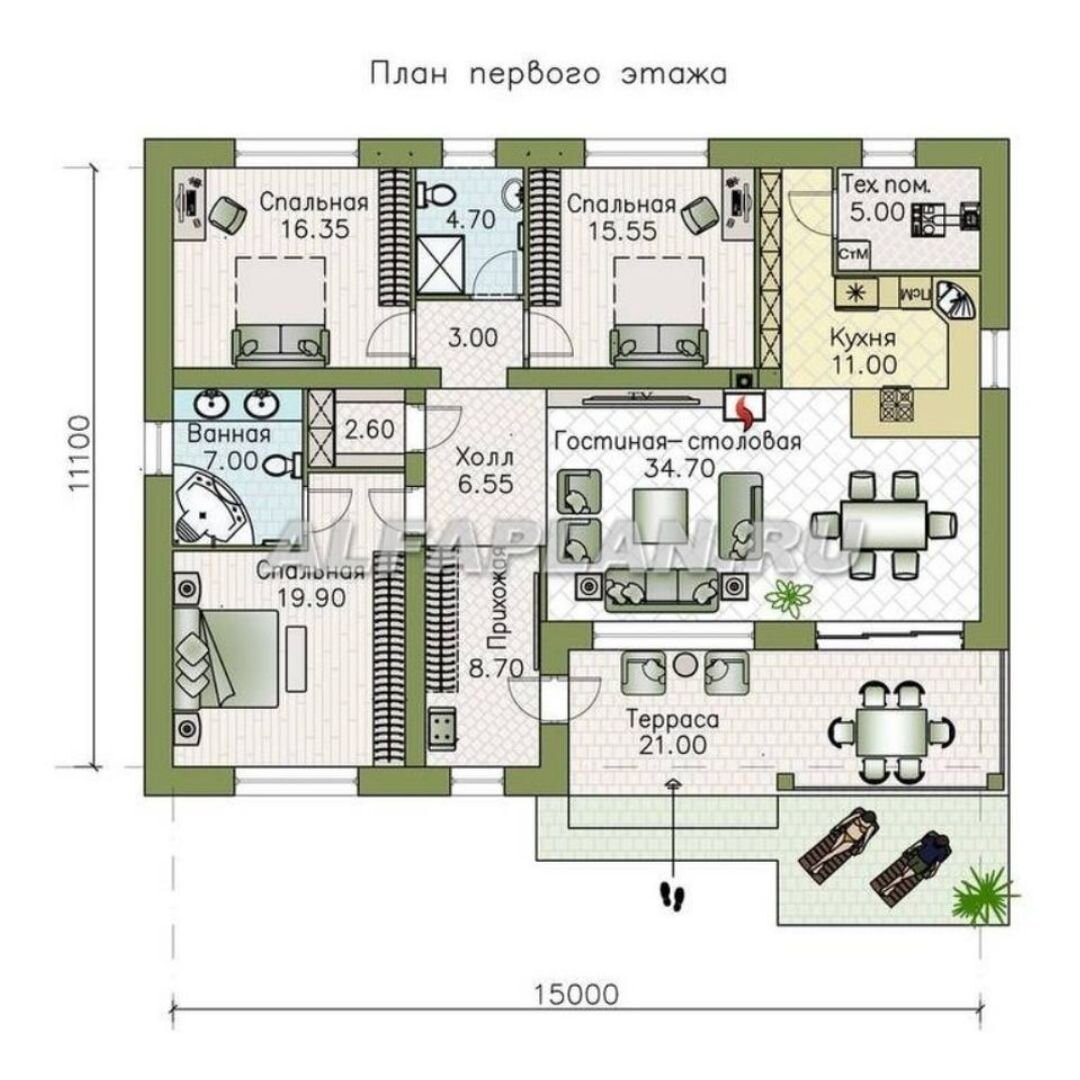 Дом в немецком стиле: 585А 