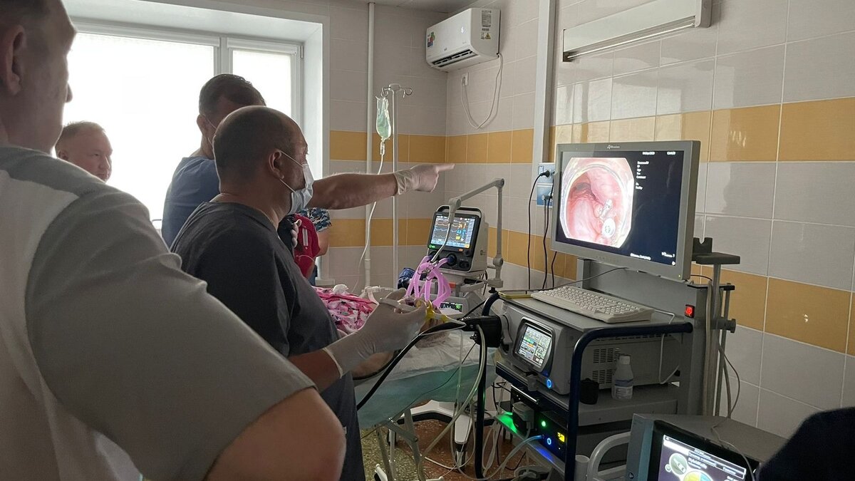     Врачи эндоскопического отделения Первой Республиканской клинической больницы впервые в Удмуртии выполнили малоинвазивную эндоскопическую операцию на пищеводе через ротовую полость. Об этом сообщает пресс-служба регионального минздрава.