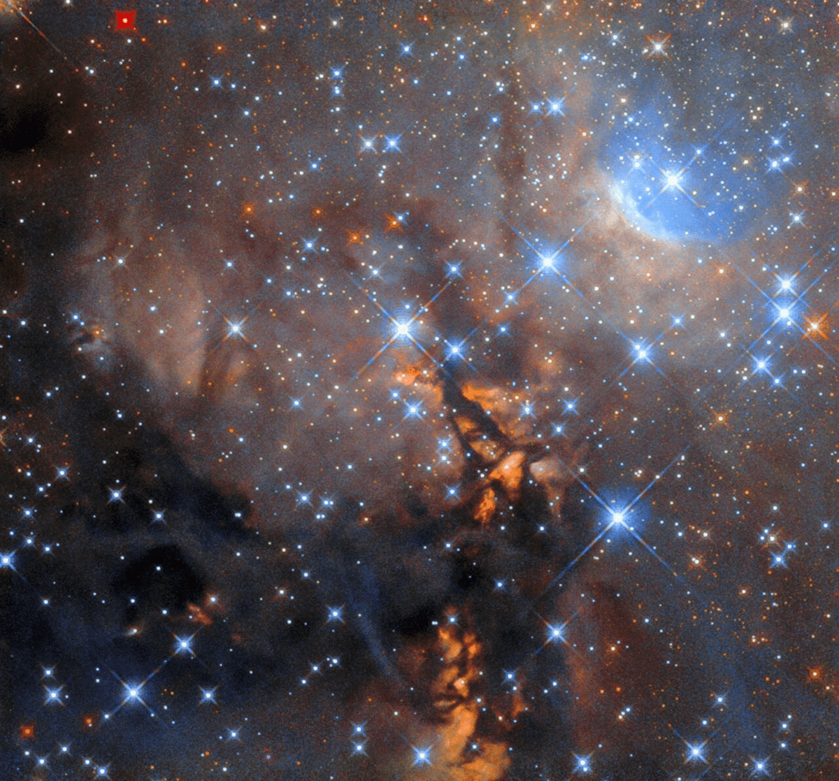   Протозвездный объект в объективе телескопа «Хаббл» / © ESA/Hubble & NASA, J. C. Tan (Chalmers Univ. & Univ. of Virginia)