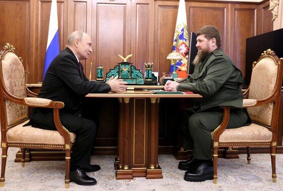    Владимир Путин и Рамзан Кадыров