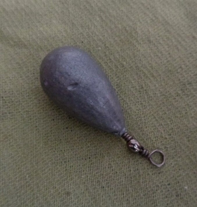 Фото из интернета. Грузило капля.