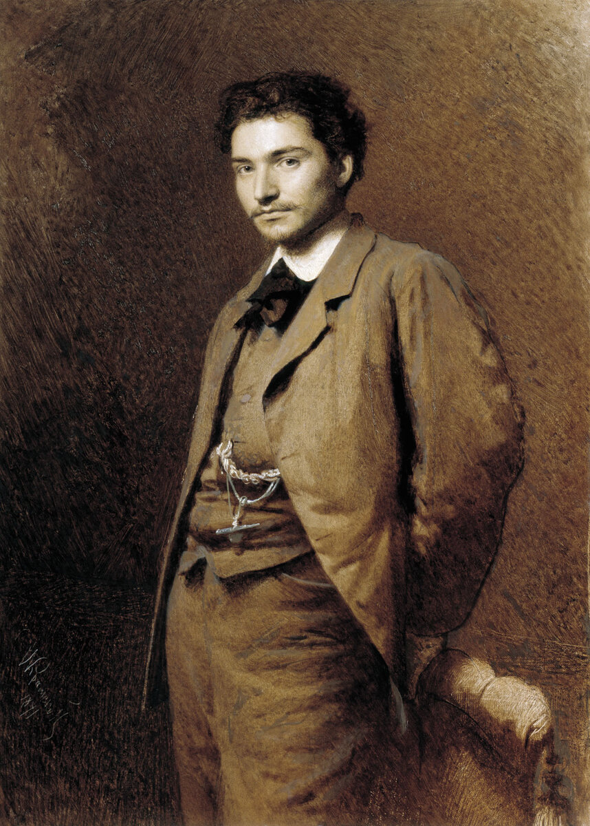 Портрет художника Ф. А. Васильева работы И. Н. Крамского. 1871