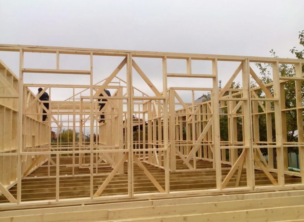 Каркасно-щитовой дом