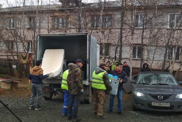 Вещи жильцов перевезеныФото: Официальный сайт администрации города Салехард