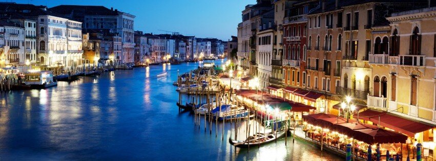 Гранд канал вечером.