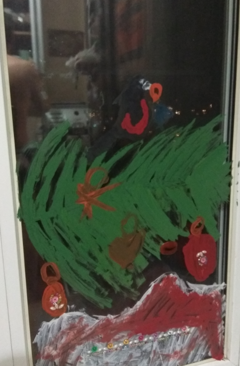 Дочкин рисунок-повторюшка