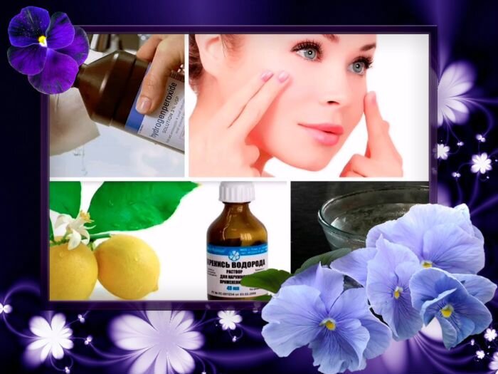 Перекись водорода в составе домашних косметических средств
