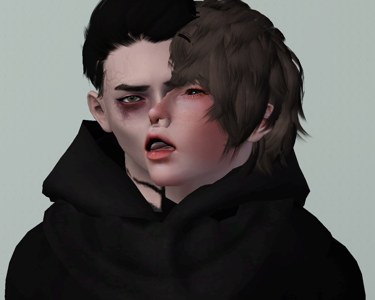 ...раздвоение личности 	(ｏ・_・)ノ”(ノ_<、)