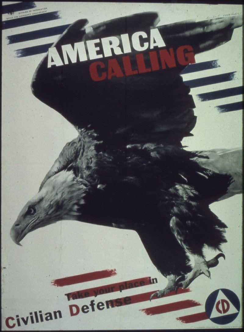Америка зовёт. Займи свое место в рядах гражданской обороны.