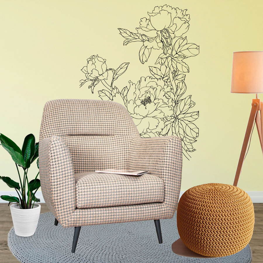 Кресло в коллекции шенилл-жаккардов ODRI