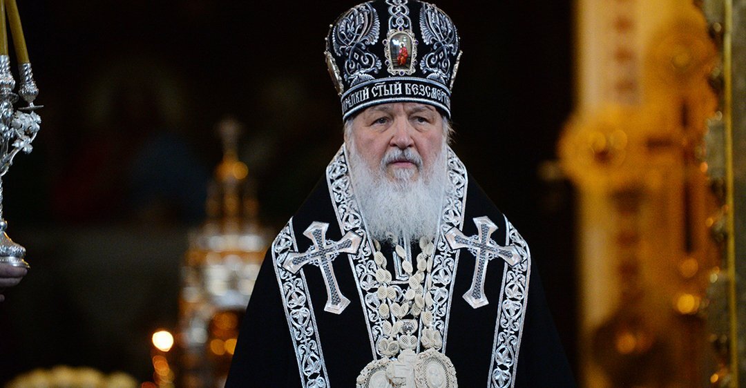 На фото Патриарх Кирилл