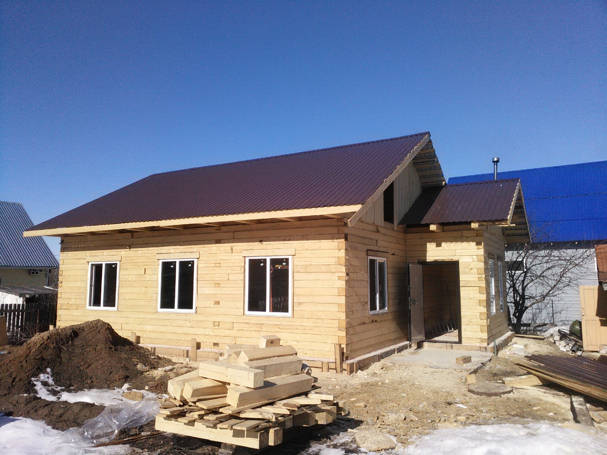 Вид нашего дома в конце марта-2015