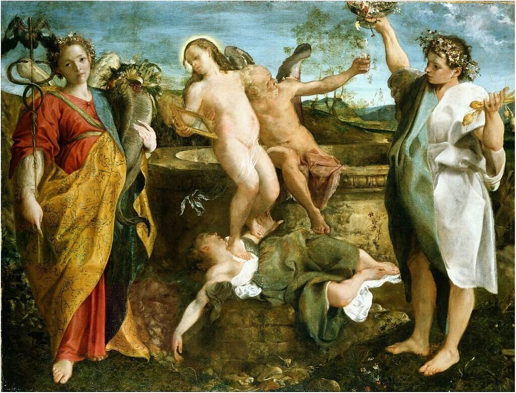 Annibale Carracci "Аллегория Правды и Времени" 