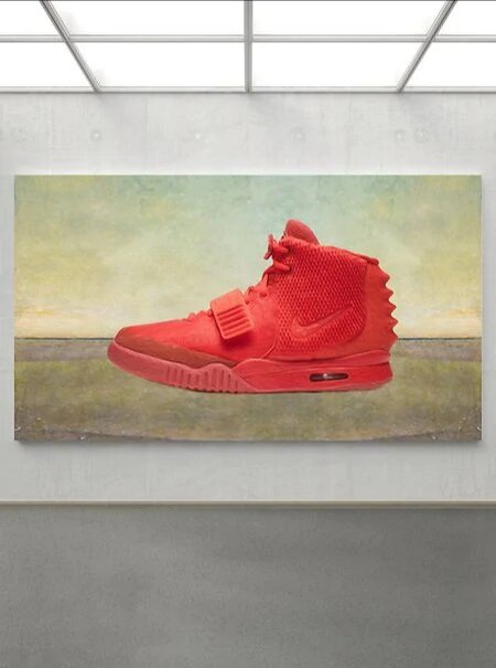 Nike air best sale yeezy red october