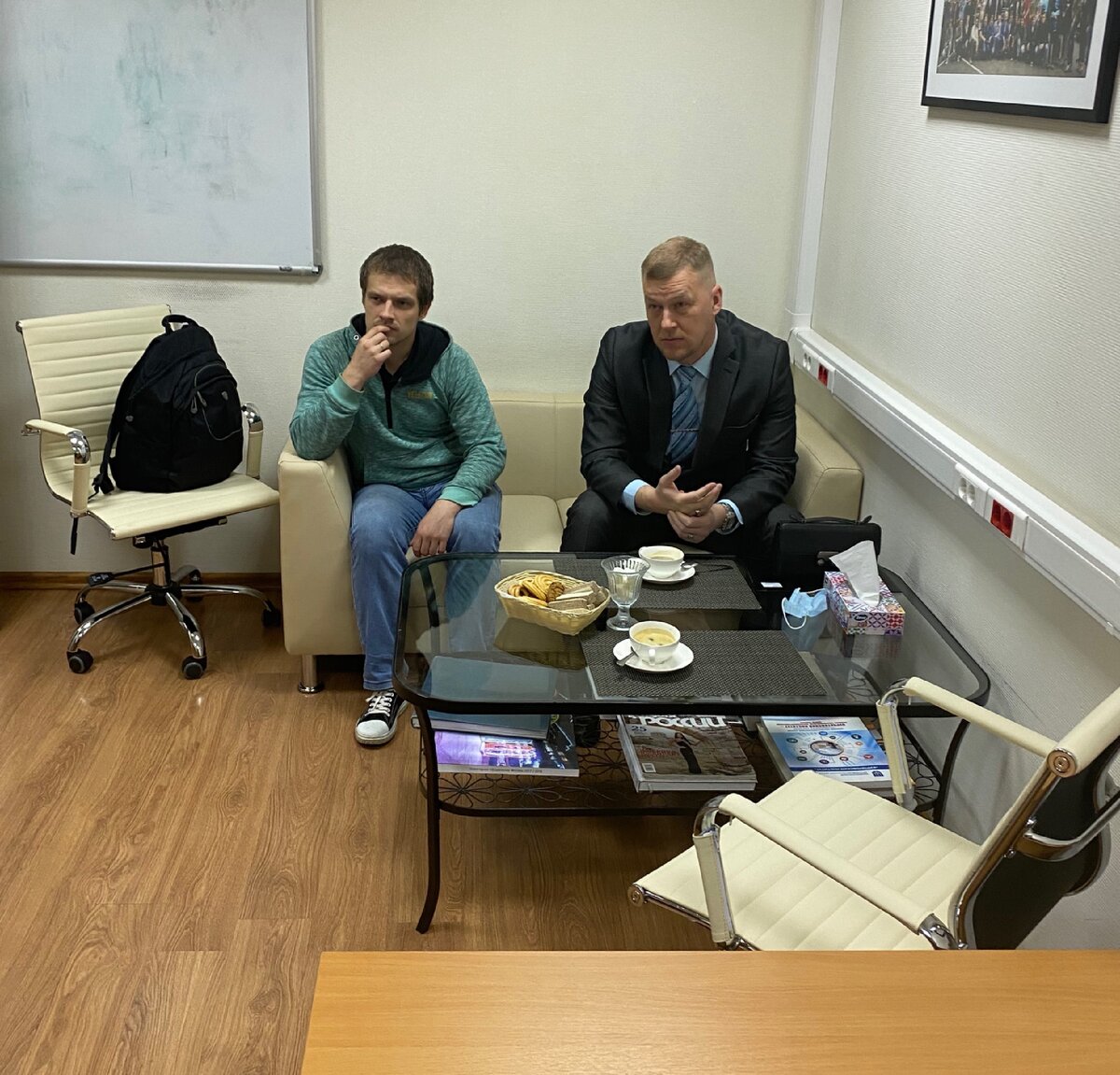 Виталий Захаров и Сергей Аверцев.