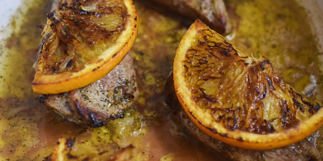 Филе утиной грудки в апельсиновом маринаде🍊#битва шефов