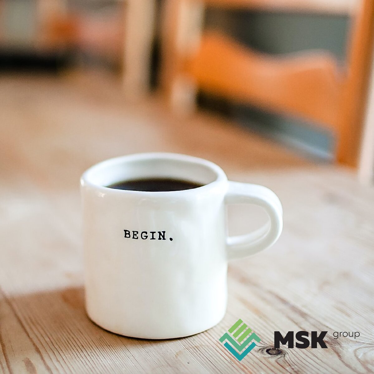 PS: надпись на кружке - начни.
