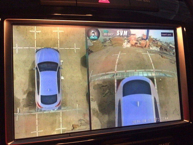 Установка системы кругового обзора на VW TOUAREG 