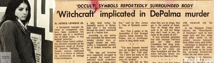 Статья из газеты о Жанетт Депалмер