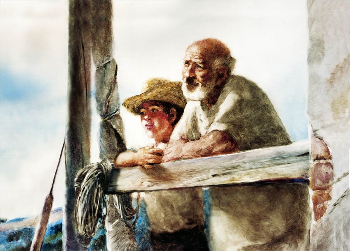 «Старик и море». За картинку большое спасибо «КиноПоиску»