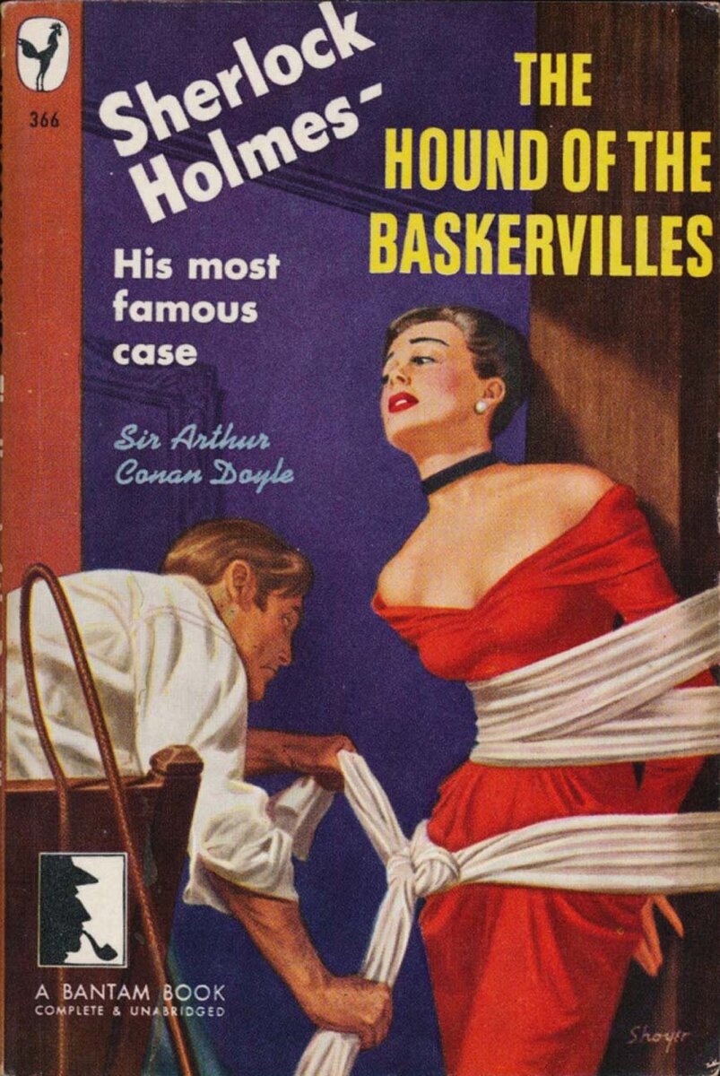 Как вам такая обложка «Собаки Баскервиллей»? Где же Шерлок Холмс?