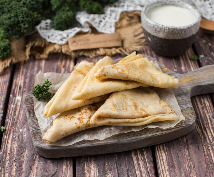 Блины могут полезными и диетическими