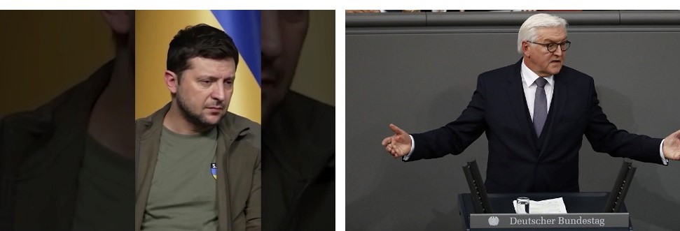 Зеленский требует денег и не пускает германского президента/почему же Европа помогает Киеву0