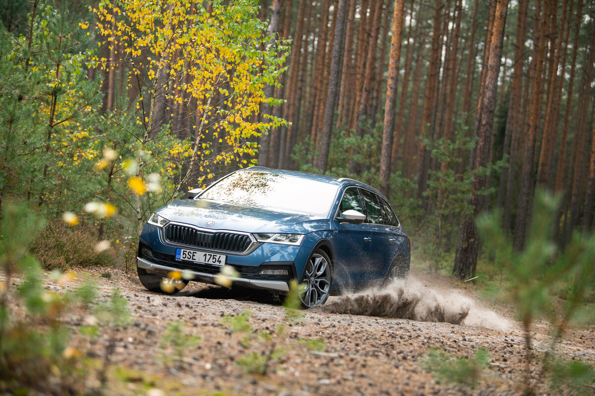 Skoda Octavia Combi Scout это нечто между кроссовером и универсалом