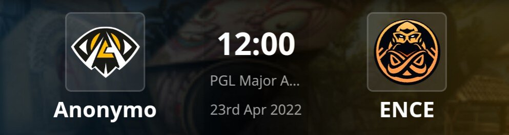 Турнир:PGL Major Antwerp 2022 Europe RMR B.
