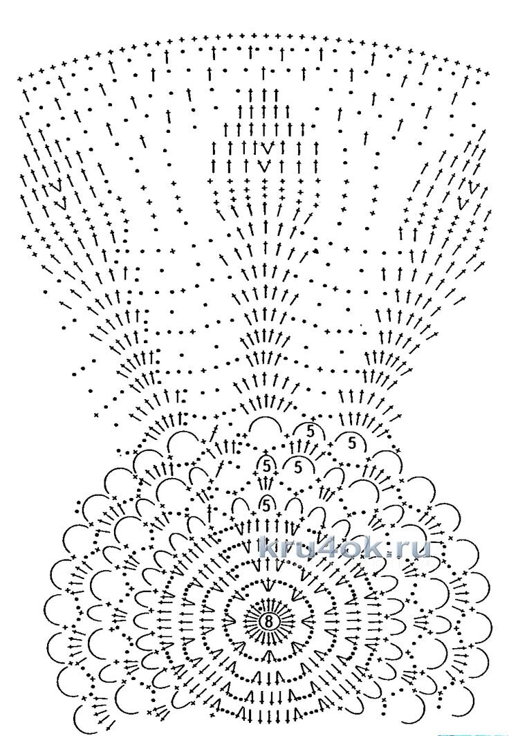 Связать крючком шляпку схема