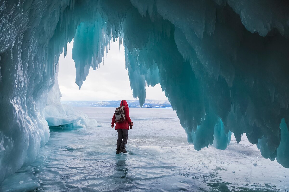 В природе столько красоты вглядись и ты. Aurora Borealis Ice Snow Cave.