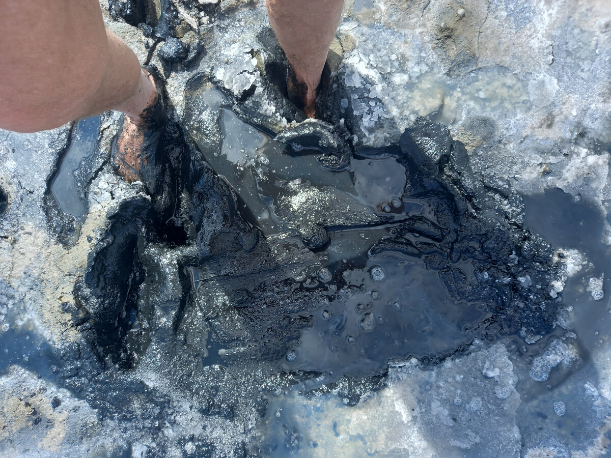 Грязь под соляной коркой
