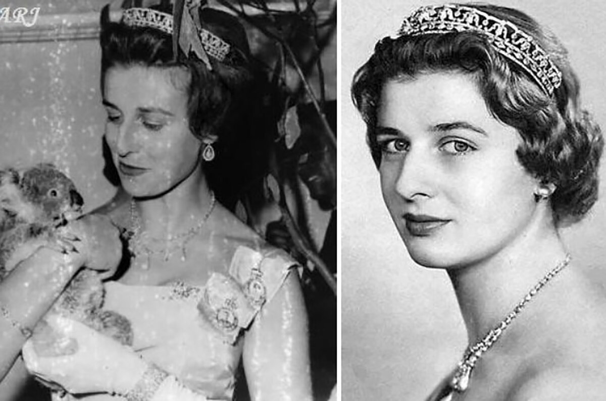 Принцесса Александра в бандо королевы Марии