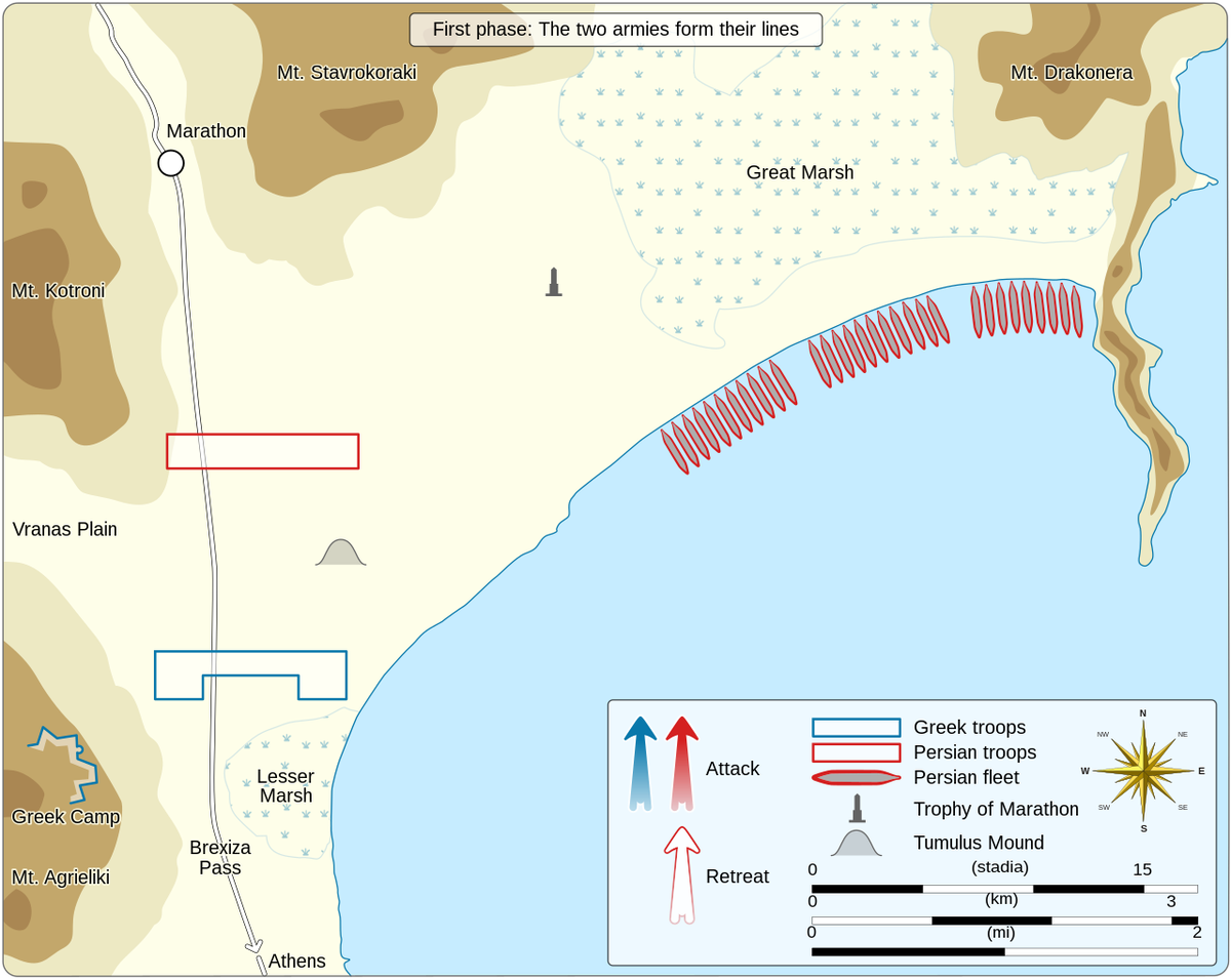 Битва при Марафоне: ход сражения | HISTORIC | Дзен