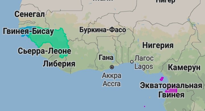 Гвинея 4 страны. Гвинея 4 страны