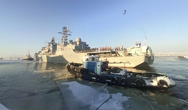 СК «Неустрашимый» пр.11540 после ремонта