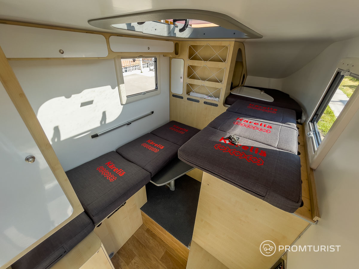 Как выглядит внутри автодом для России на базе Lada Niva. 2 спальных места, туалет и много всего полезного 🚚🇷🇺🤪13