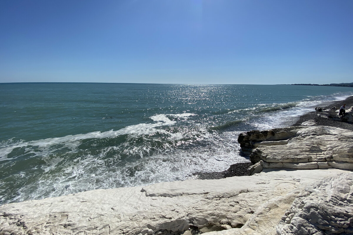 Белые скалы, Абхазия