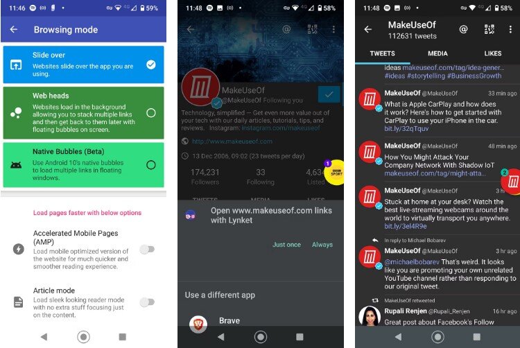 Браузер Lynket