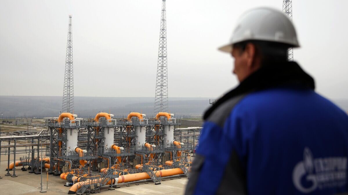    Компрессорная станция "Казачья", входящая в систему газопроводов для обеспечения поставок газа для "Турецкого потока"© РИА Новости / Виталий Тимкив