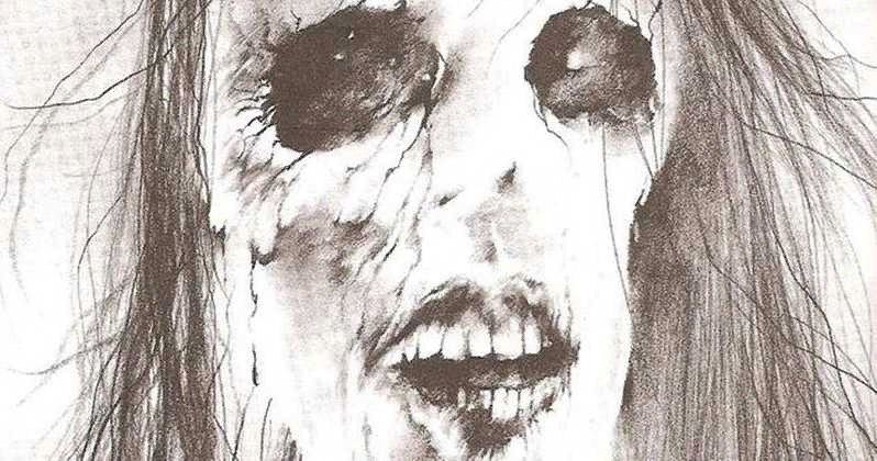 Иллюстрация к рассказу «Дом с Привидениями» из сборника Эндрю Шварца