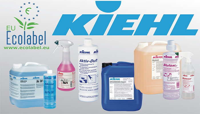 Линейка Ecolabel, немецкого производителя профессиональных моющих средств KIEHL 
