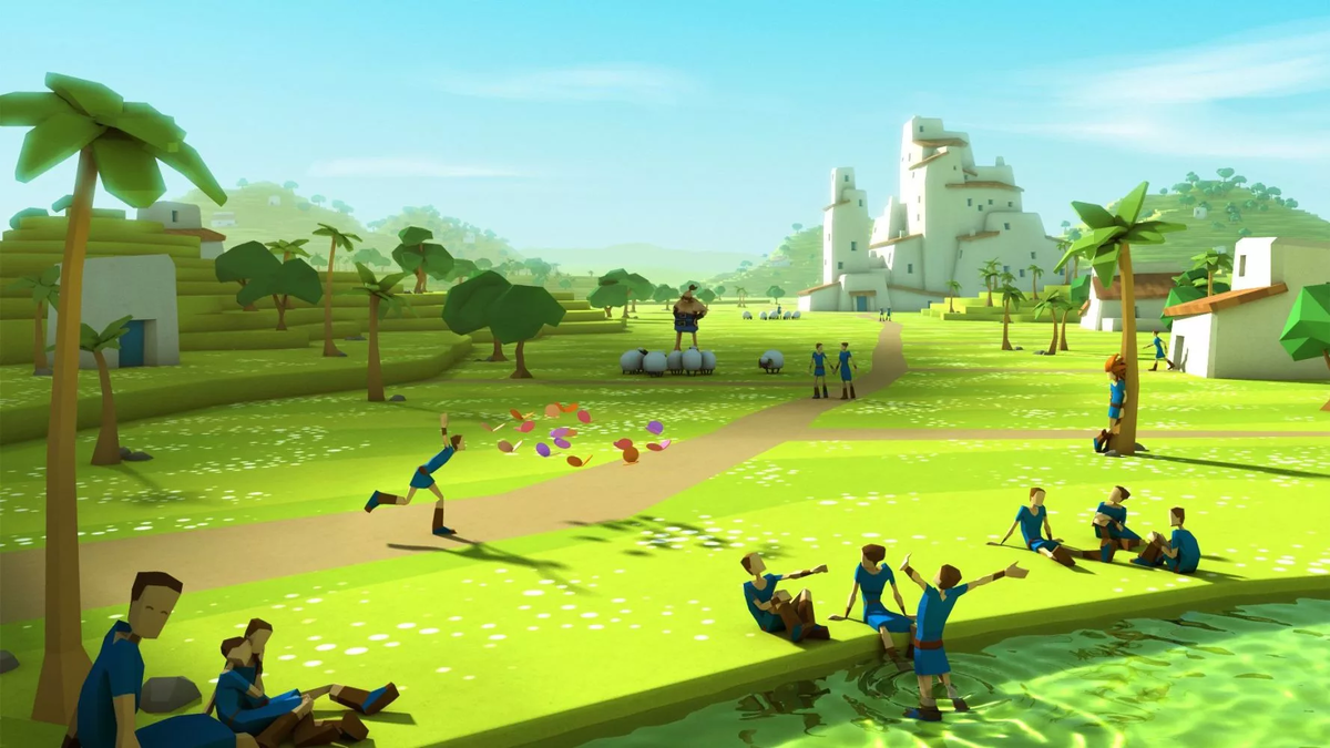 Godus игра. Симулятор Бога Godus. Godus Ковчег. Godus на ПК.