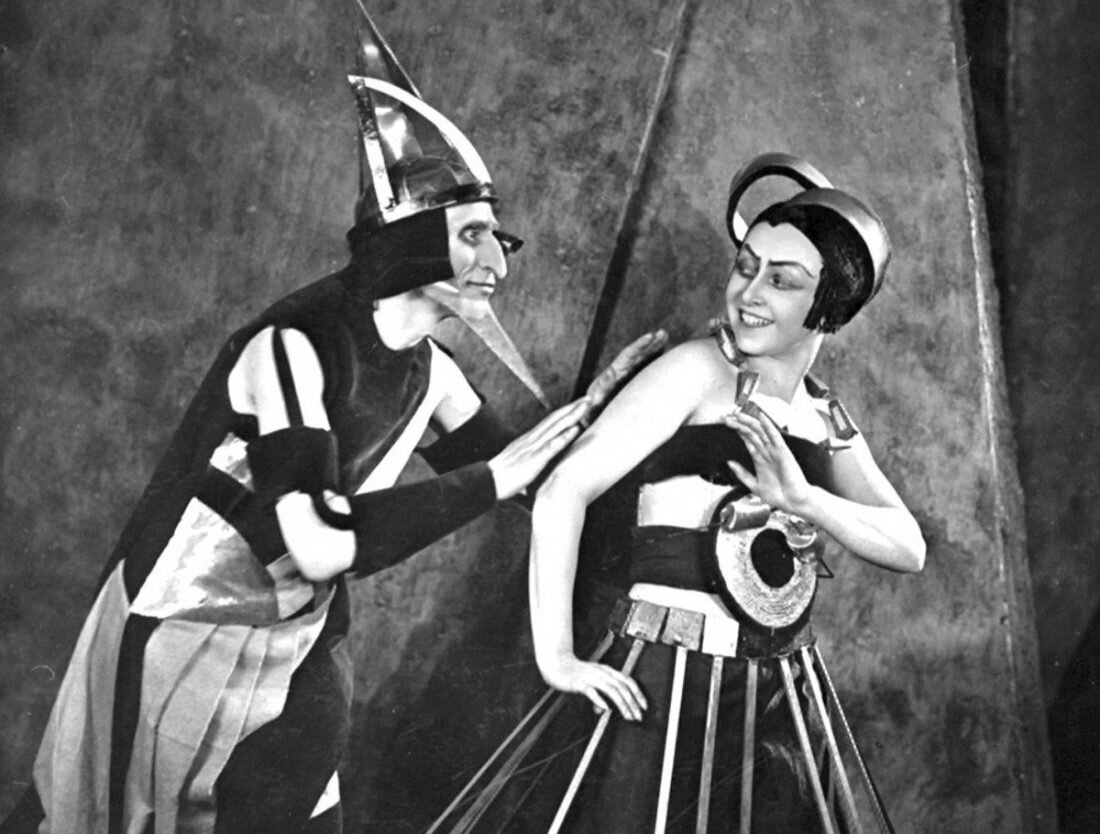 Кадр из фильма "Аэлита", 1924 г.