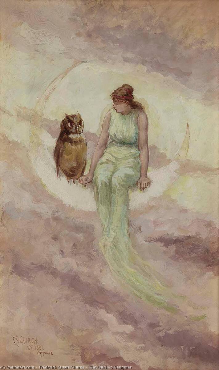 Дочь Ведьмы. Фредерик Стюарт Черч. 1881 г. 
