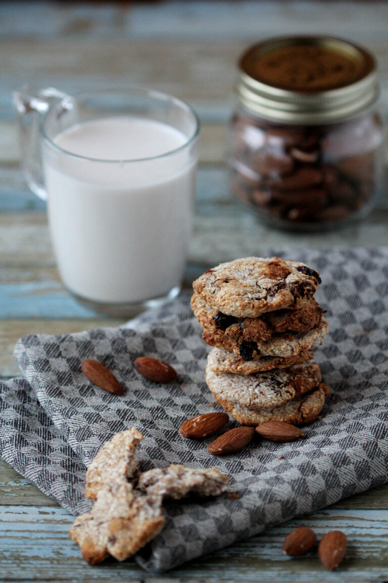 Печенье из миндального жмыха