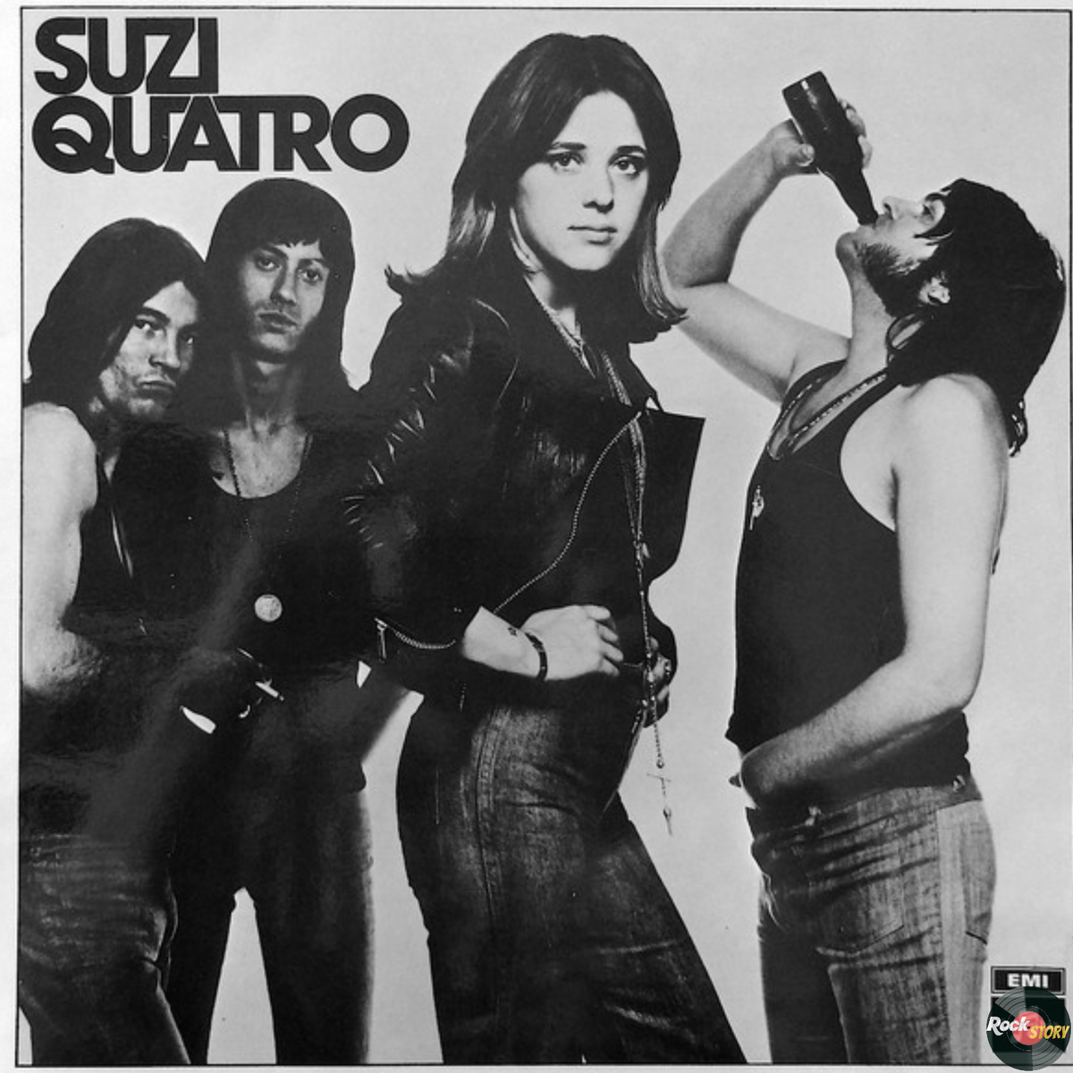 На фотографии: обложка альбома Suzi Quatro - Suzi Quatro 