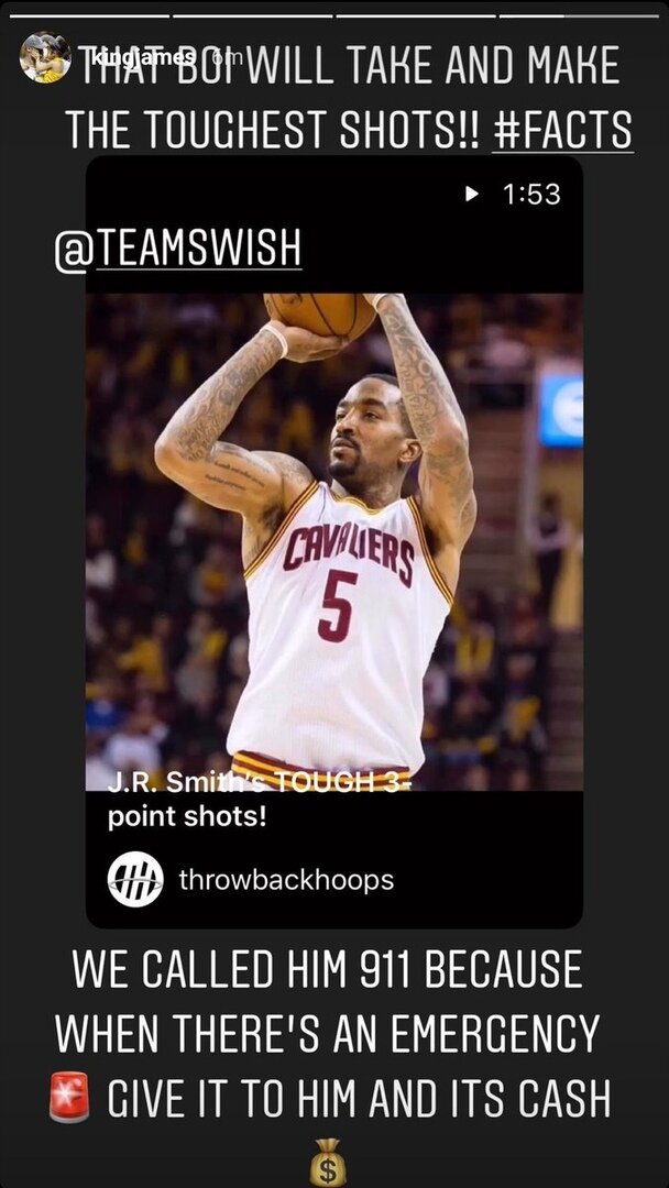 Инстаграм Леброна Джеймса