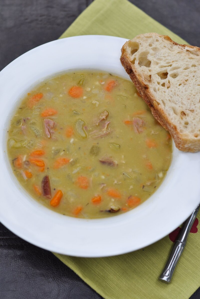 Гороховый суп с копченостями - 18 рецептов