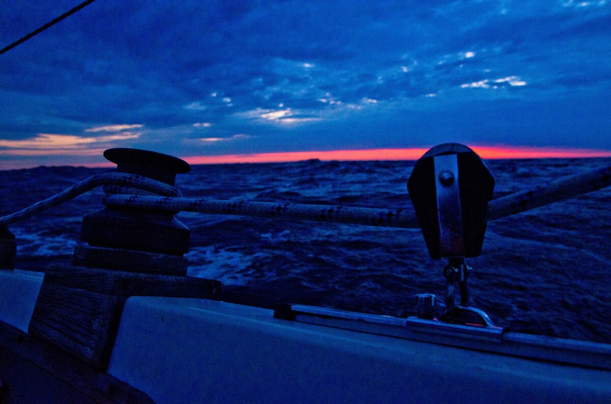 Во время перехода из Швеции. На Ладоге